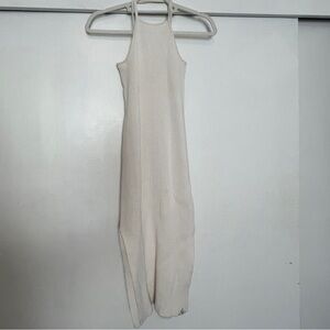 Reformation Cream Ribbed Sweater XS